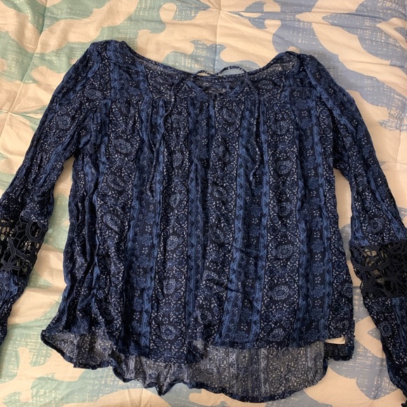 Hollister Blue Shirt - Picture 1 of 1